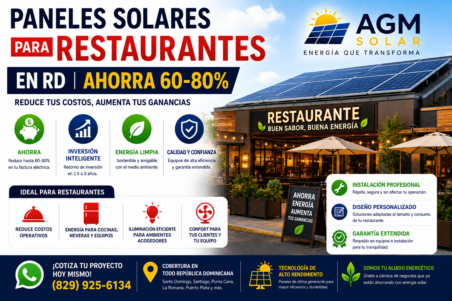 Read more about the article Paneles Solares para Restaurantes