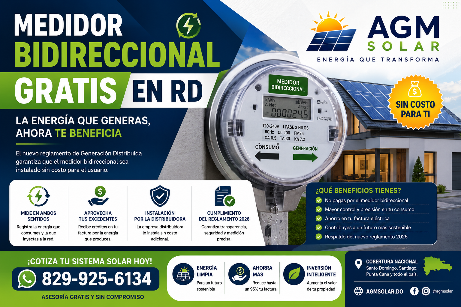 Read more about the article Medidor Bidireccional Gratis en RD